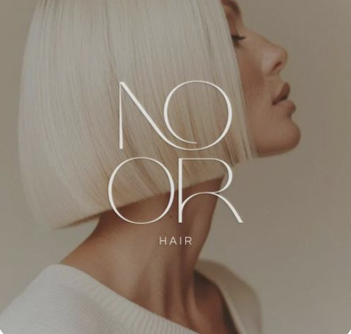 NOOR Hair Visual Identity Mark
