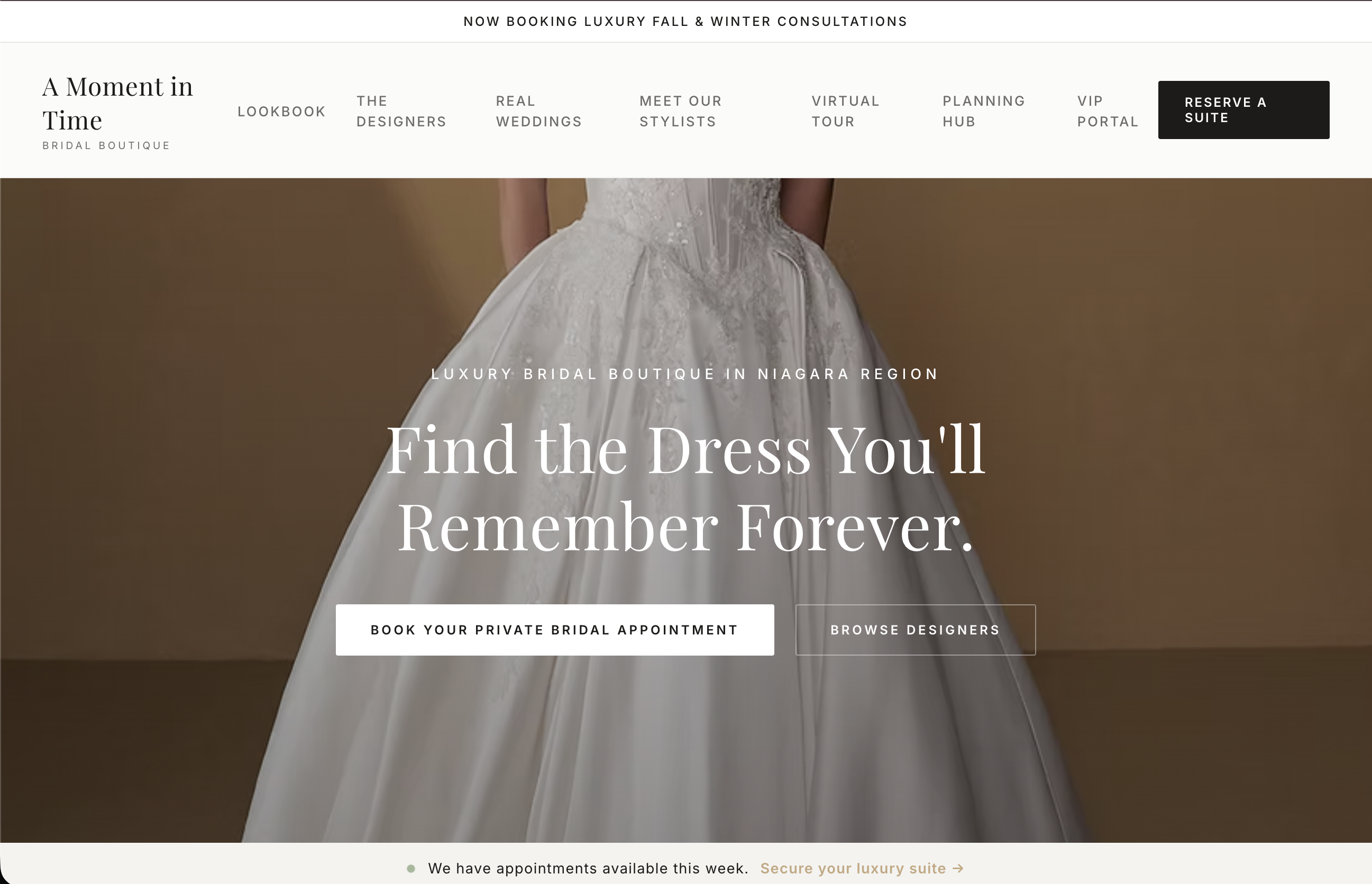 A Moment in Time Bridal Boutique